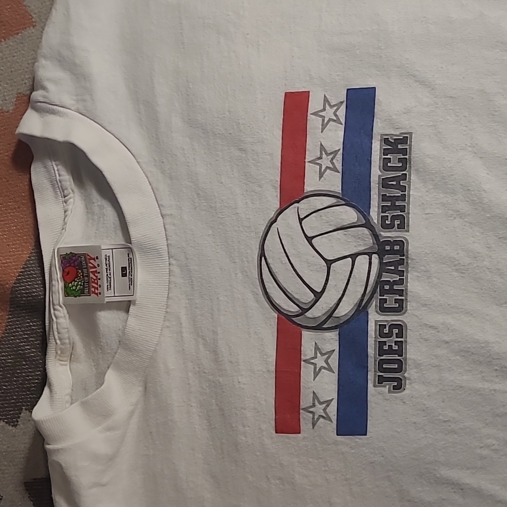 Joe's Crab Shack volleyball tshirt